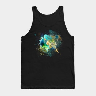 colored powder Tank Top